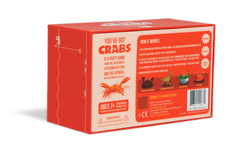 You've Got Crabs Card Game 3