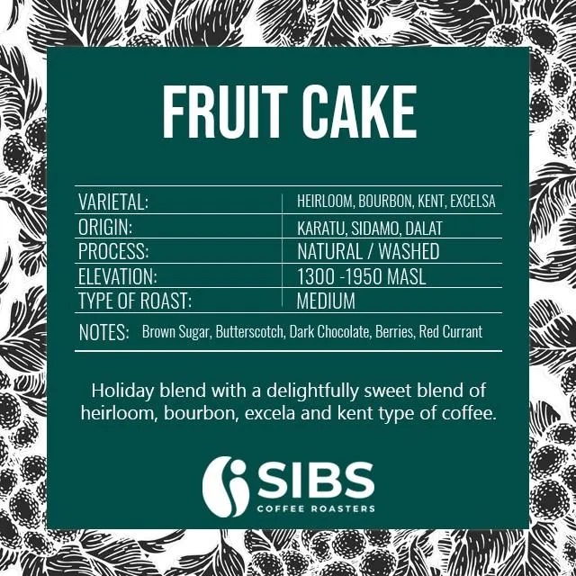 Fruit Cake Coffee Blend  1