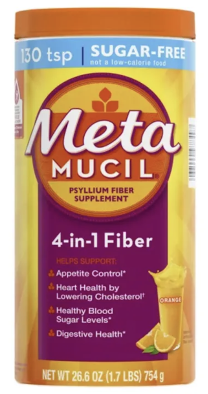 Psyllium Fiber Supplement 4-in-1 Fiber 1