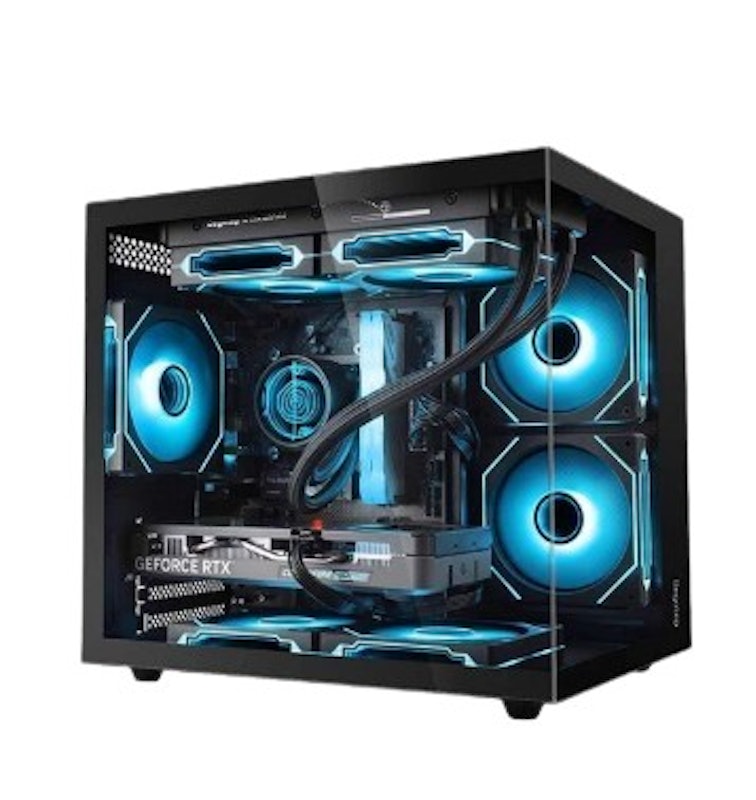 PC Case With Glass Panel 2