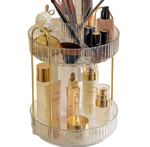 Double Layer Rotating Cosmetic Organizer 1