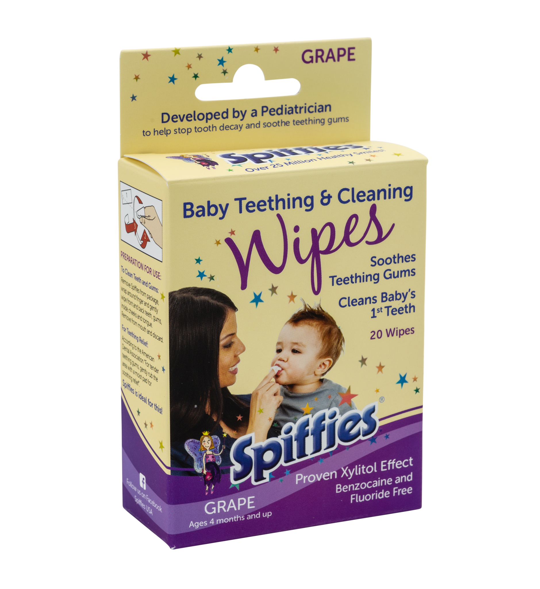 Baby Toothwipes (Grape) 1