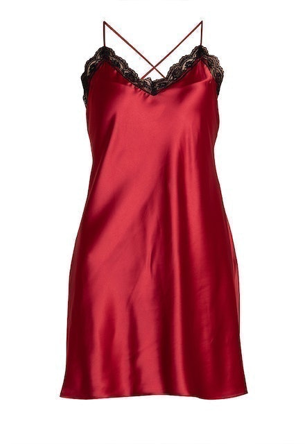 Kaya Charmeuse Satin Chemise 4