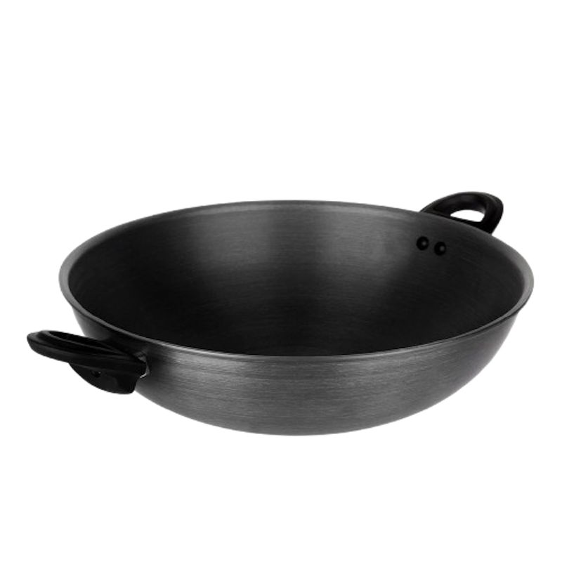 Novel Induction Hard Anodized Wok 36cm with Lid 2