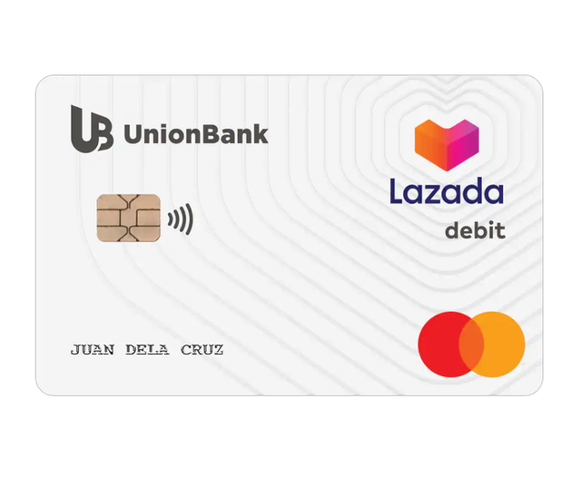 UnionBank Lazada Debit Card 1