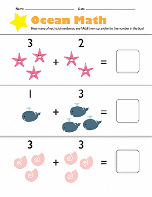 Single Digit Addition Worksheets 3