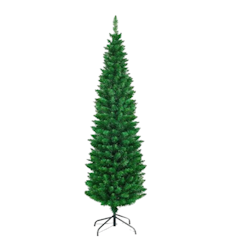 Slim Christmas Tree Metal Stand Artificial Christmas Tree Decorations For Holiday