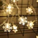 null LED Snowflake Fairy String Lights 1