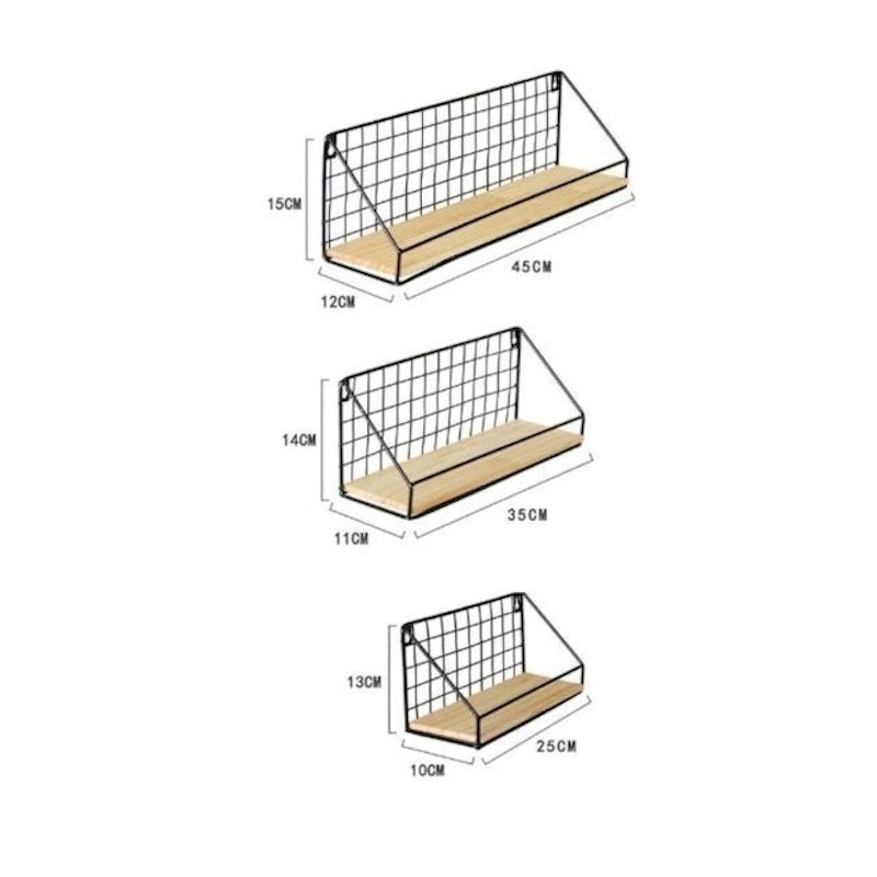 Wall-Mounted Metal Shelf 4