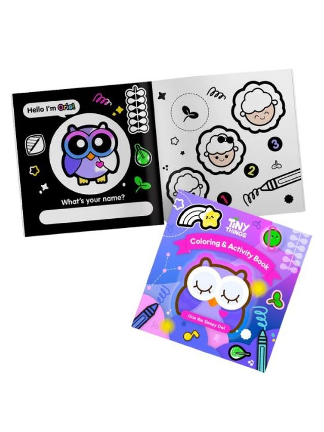 Tiny Things Coloring Activity Book With Orie the Sleepy Owl 2