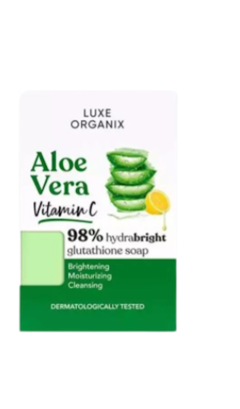 98% Aloe Vera Vitamin C Hydrabright Glutathione Soap 1