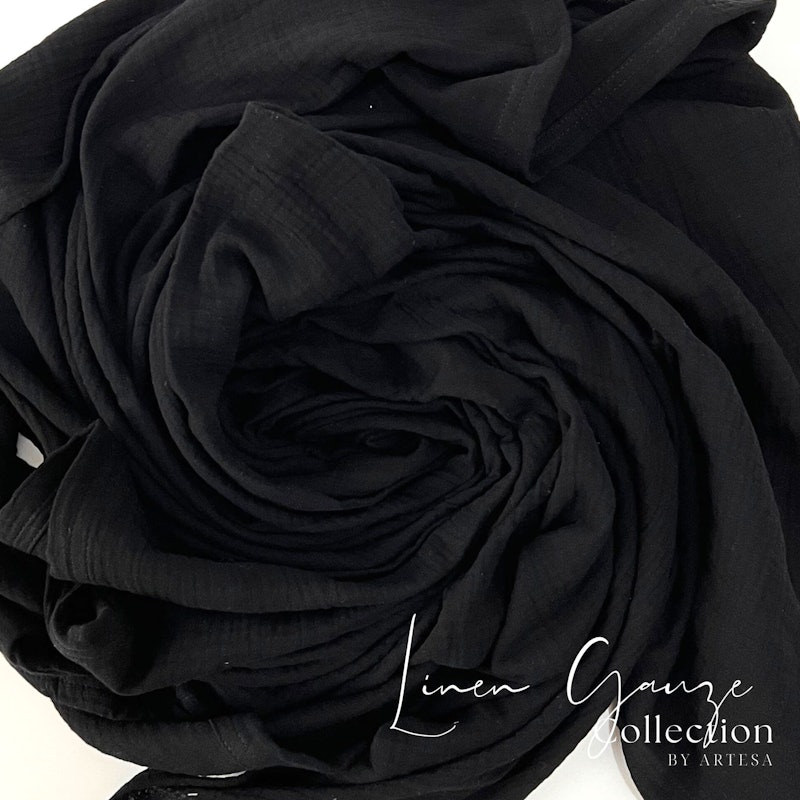 Double Gauze Linen Throw Blanket 1