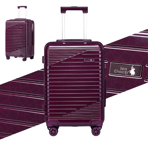 Highend Expandable Hard Suitcase Set w/ Unique Pattern 1