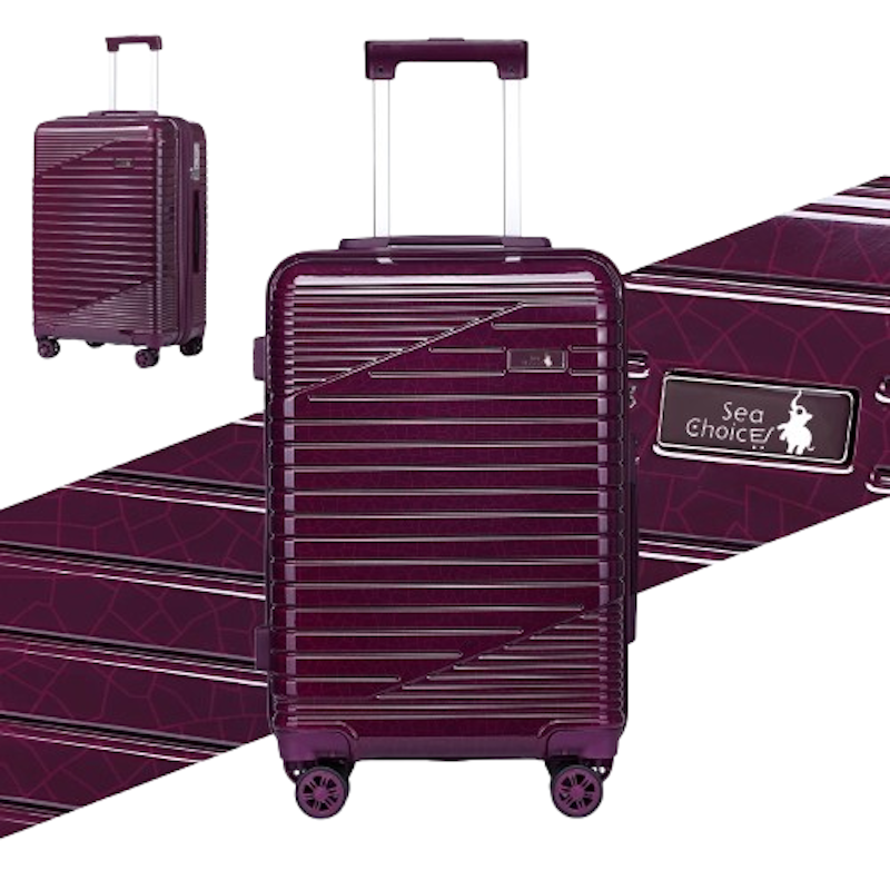 Highend Expandable Hard Suitcase Set w/ Unique Pattern 1