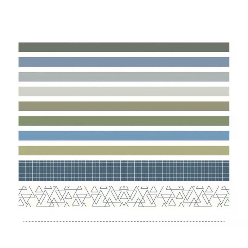 10 Rolls/Set Elegant Swatches Washi Tape 8