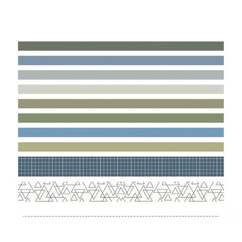 10 Rolls/Set Elegant Swatches Washi Tape 8