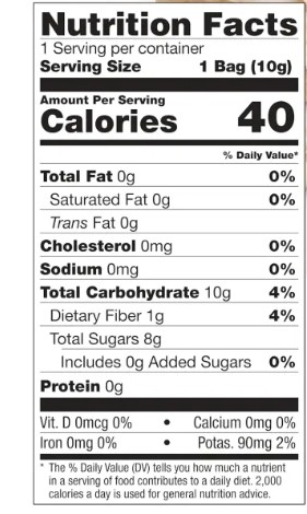 All Natural Fuji Apple Fruit Crisps 10g	  4