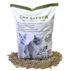 Creative Wood-Based Cat Litter Natural