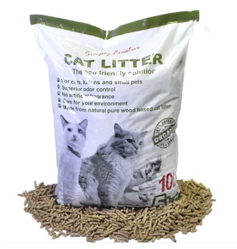 Creative Wood-Based Cat Litter Natural 1