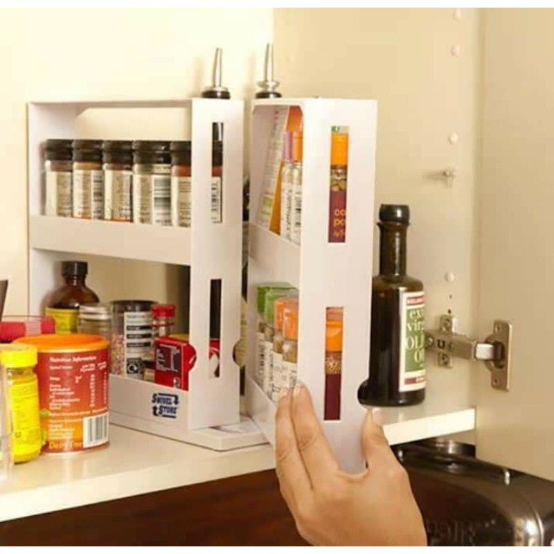 Rotating Shelf Home Spice Organizer 4