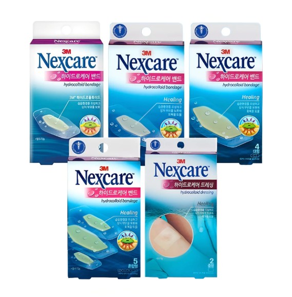 Nexcare Band Aid Water Proof Hydrocolloid Dressing Patch Wound	  4