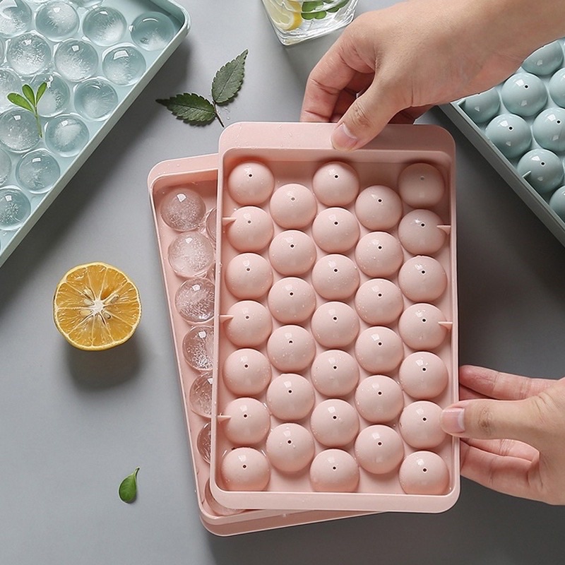 33 Holes Round Balls Ice Mold 2