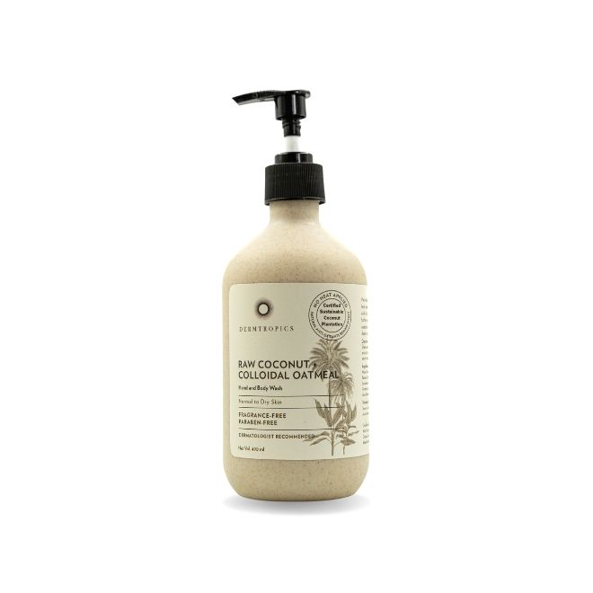 Raw Coconut + Colloidal Oatmeal Hand & Body Wash 1