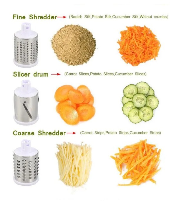 Multifunctional Vegetable Shredder	  3