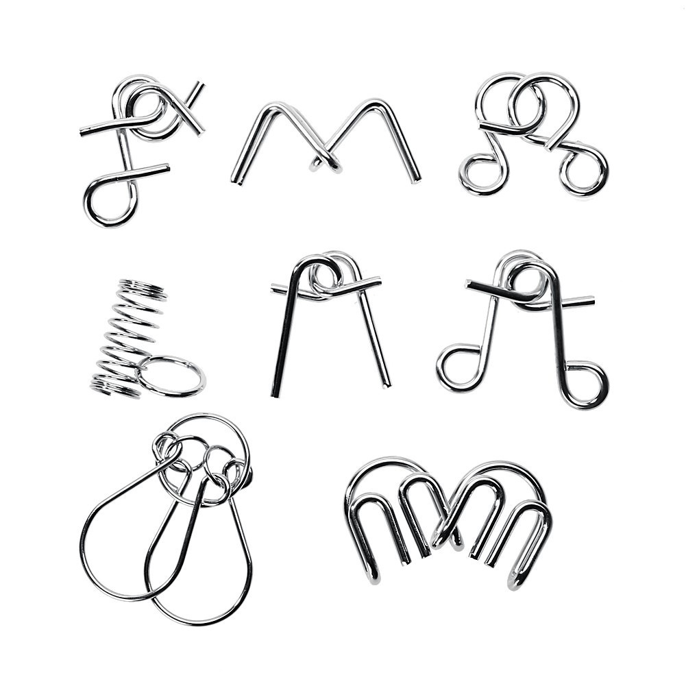 Brain Teaser Metal Wire Puzzles 1