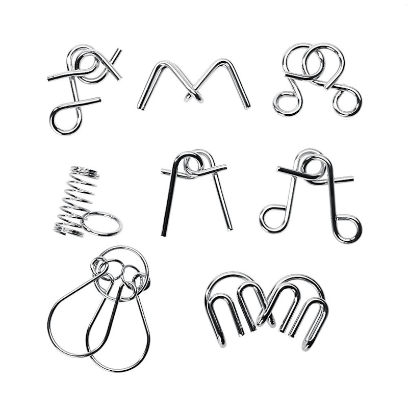 Brain Teaser Metal Wire Puzzles 1