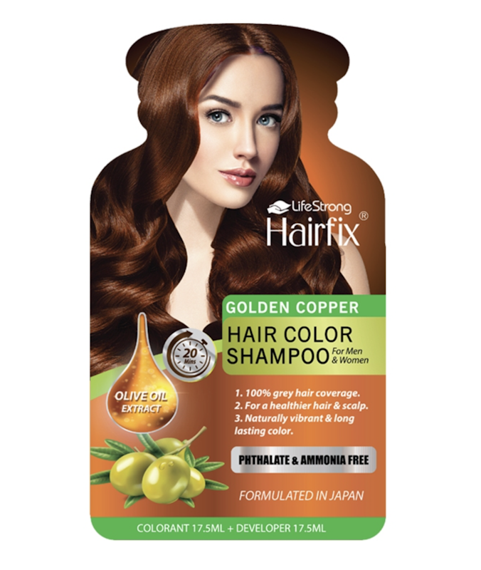 Golden Copper Hair Color Shampoo 1