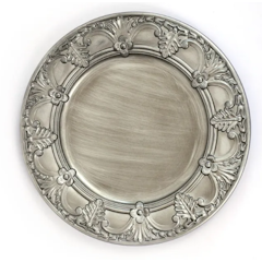 Charger Plate Antique Silver