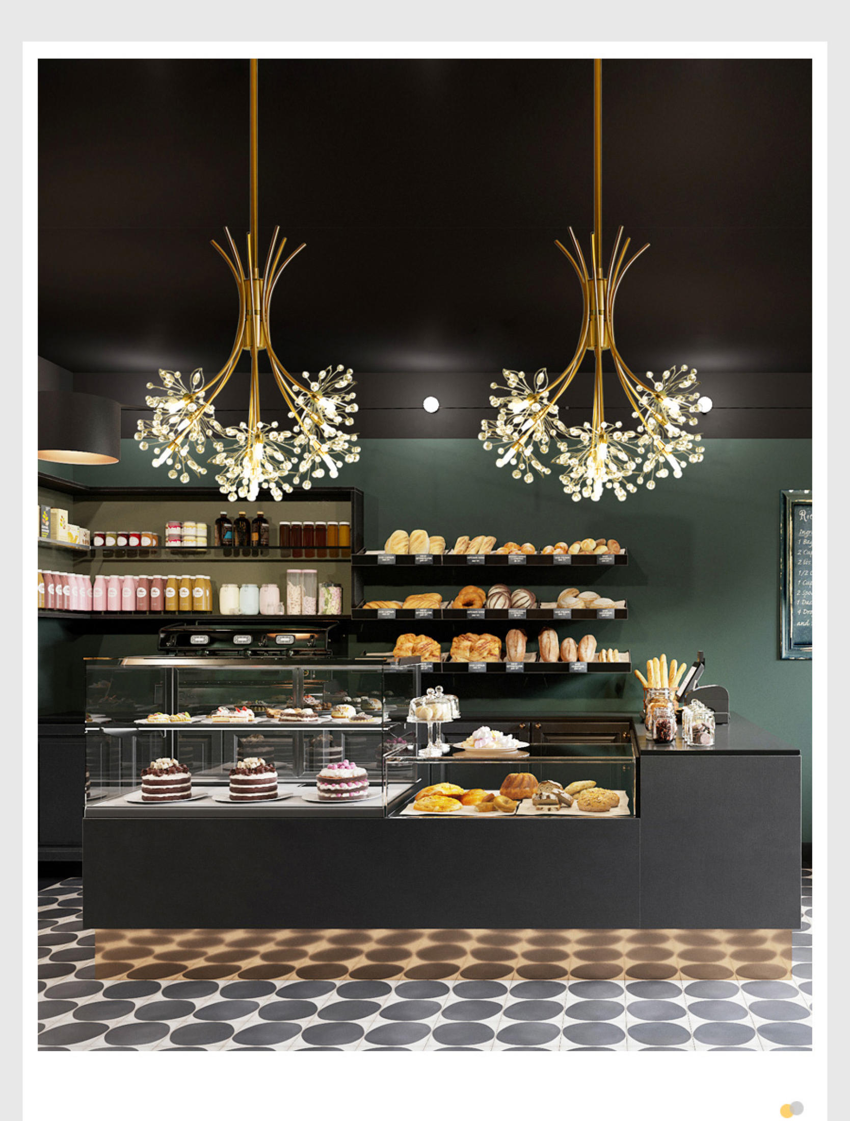 Modern Art Deco Crystal Chandelier 3