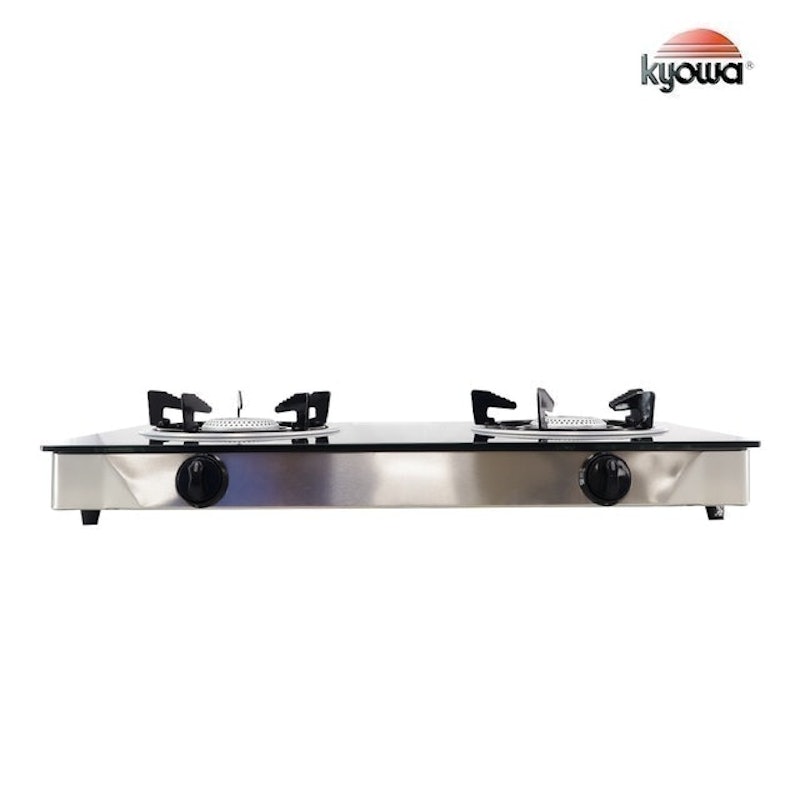 Glass Top Double Burner Gas Stove 2