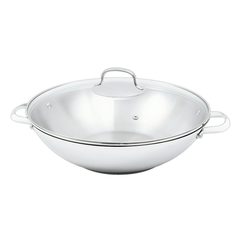 Basil Stainless Steel Wok 1