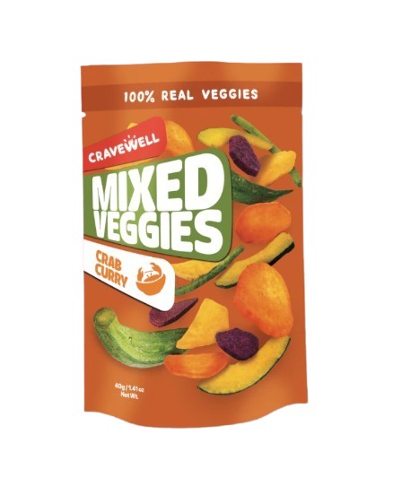 Mixed Veggie Crisps Crab Curry	  1