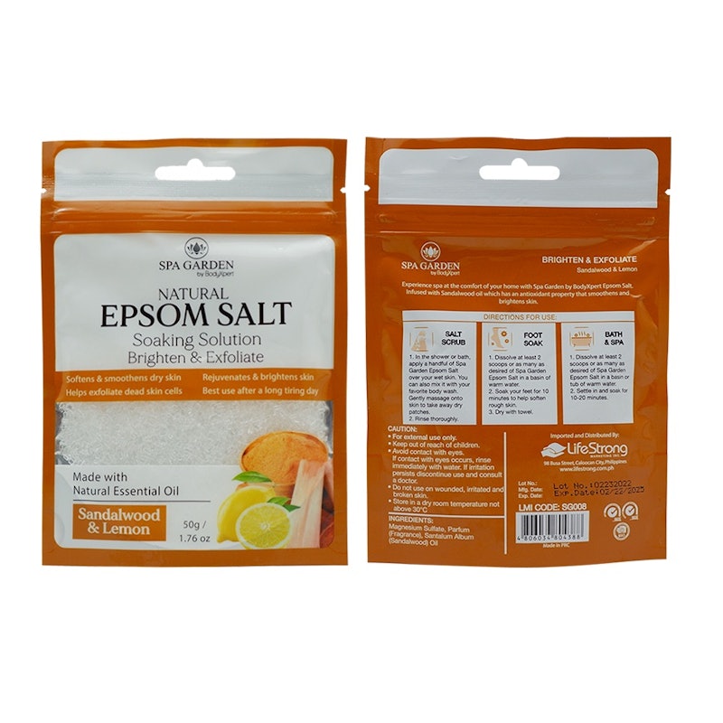 Spa Garden Epsom Salt Brighten and Exfoliate 1