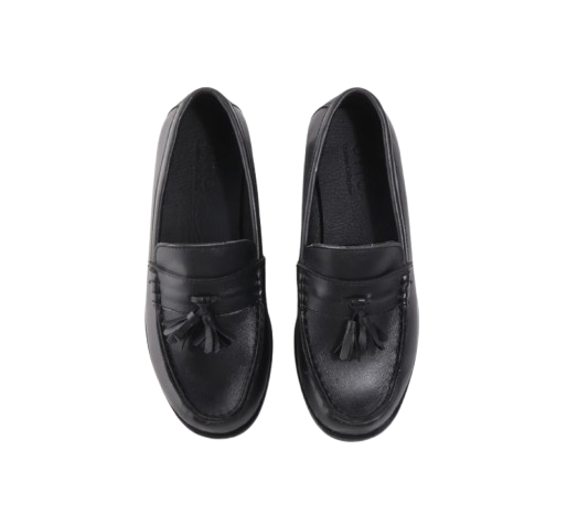 Twyla Woman Genuine Leather Tassel Loafers		 1