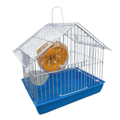 Hamster Colorful Cage With Wheel and Feeding Cup