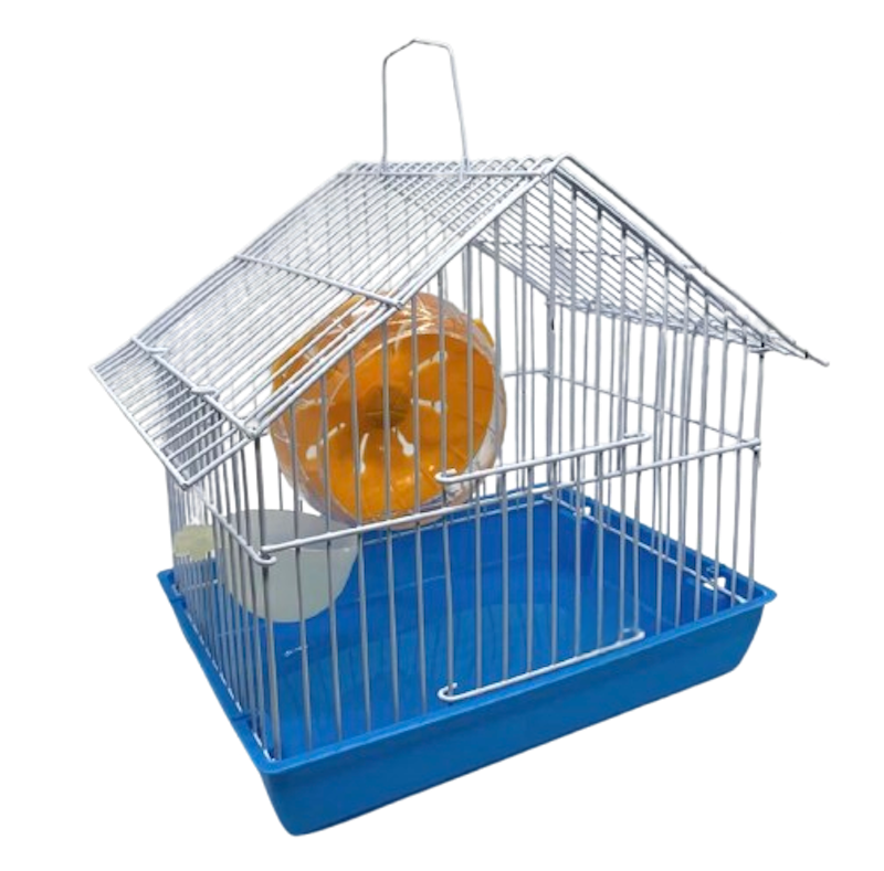 Hamster Colorful Cage With Wheel and Feeding Cup 1