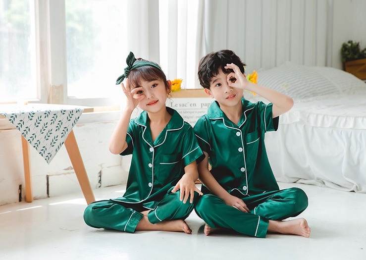 Satin Terno Pajamas for Kids 3