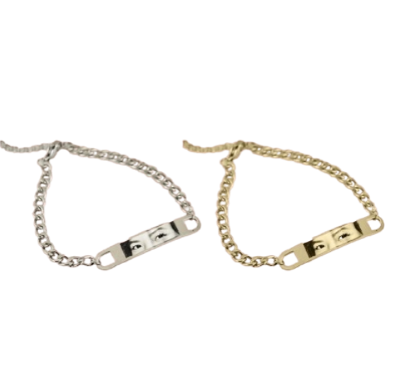 Thin Personalized Bar Bracelet 1