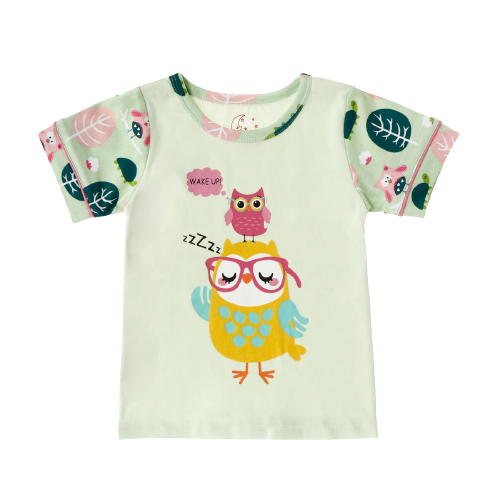 Toddler Girls’ Owl Pajama Set 2