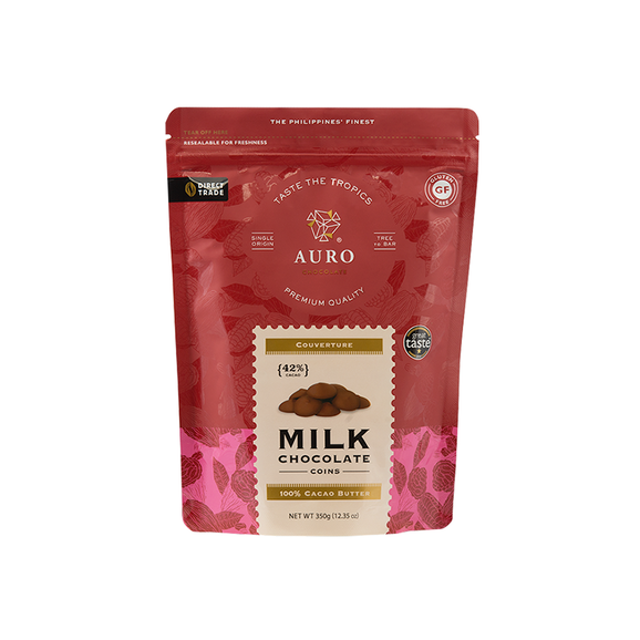 42% Milk Chocolate Couverture Coins 1
