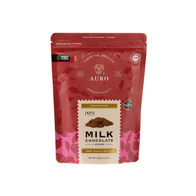 42% Milk Chocolate Couverture Coins 1