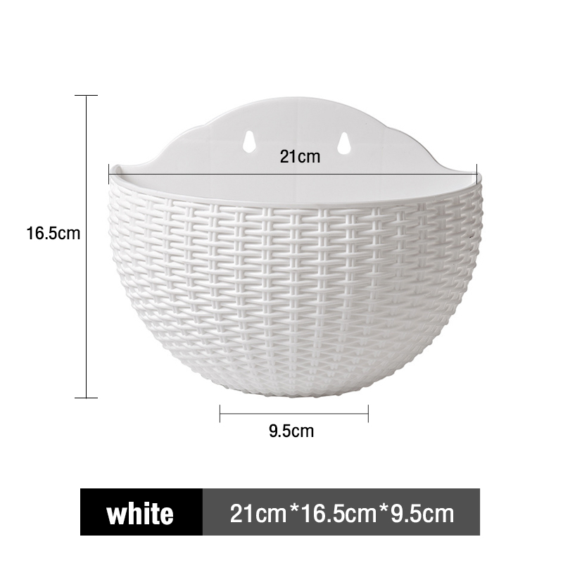 Imitation Rattan Wall Hanging Pot 2