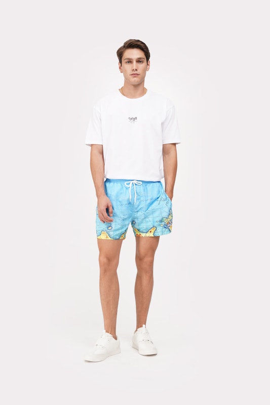 One Piece Graphic Board Shorts For Men And Women 3