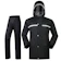 AIODIY Men Raincoat Pants Suit 1