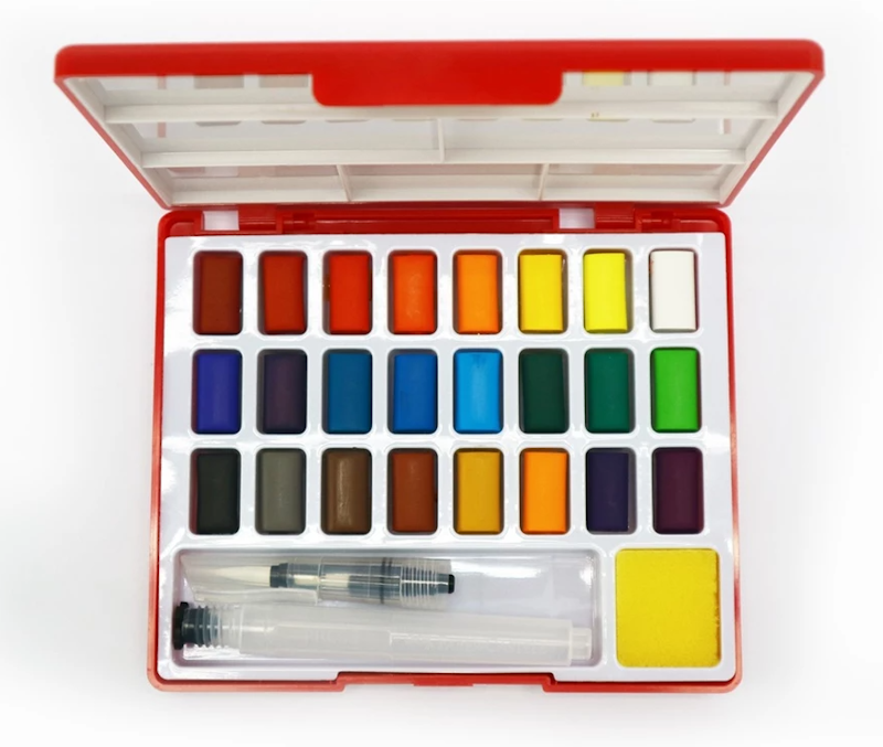 Solid Watercolor 24 Colors 2