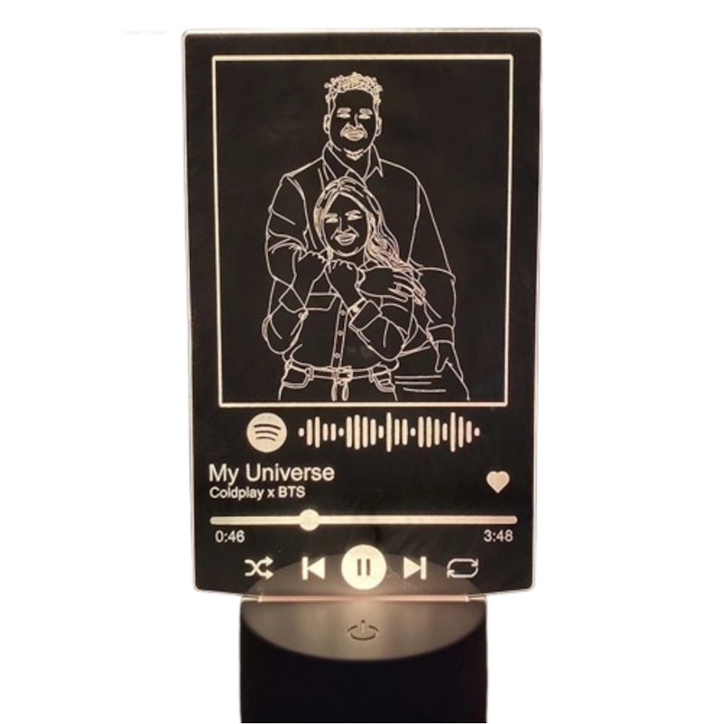 Spotify Frame LED Night Lamp 1